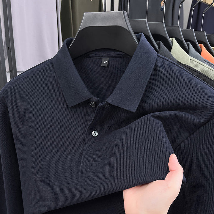 Herren stylisches Poloshirt mit atmungsaktivem Piqué-Gewebe Echoarchiv