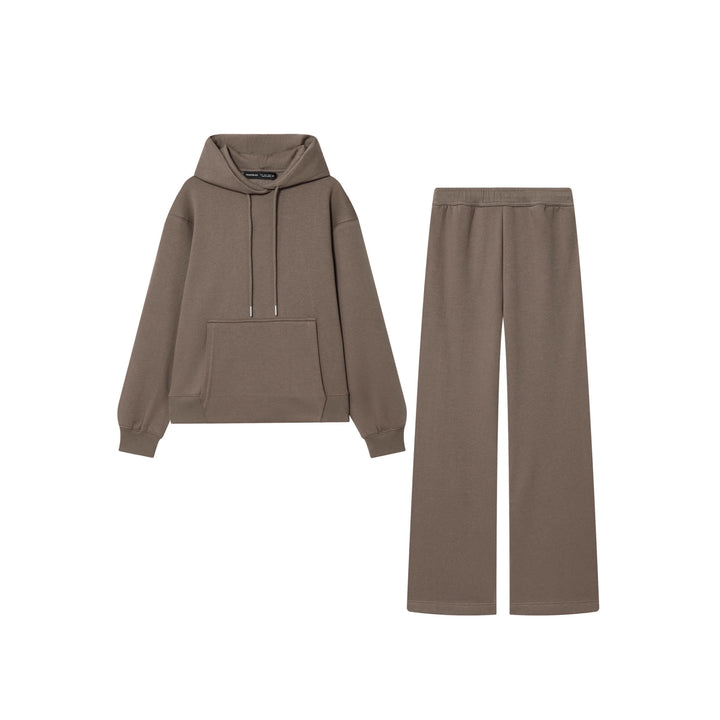 Damen nan Lounge‑Set mit Oversize Hoodie und weitem Sweatpant‑Hose Echo Archiv