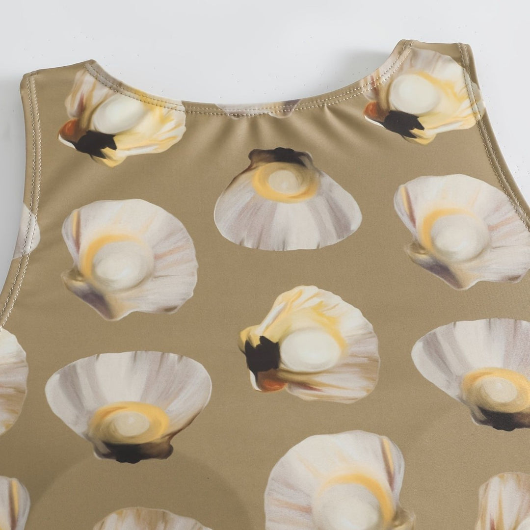 Damen Crop-Top mit modischem Knoten-Design Echo Archiv