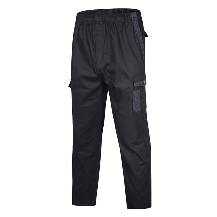 Herren Cargohose mit elastischem Bund, Mesh-Einsätzen und Multifachtaschen – Bravaro