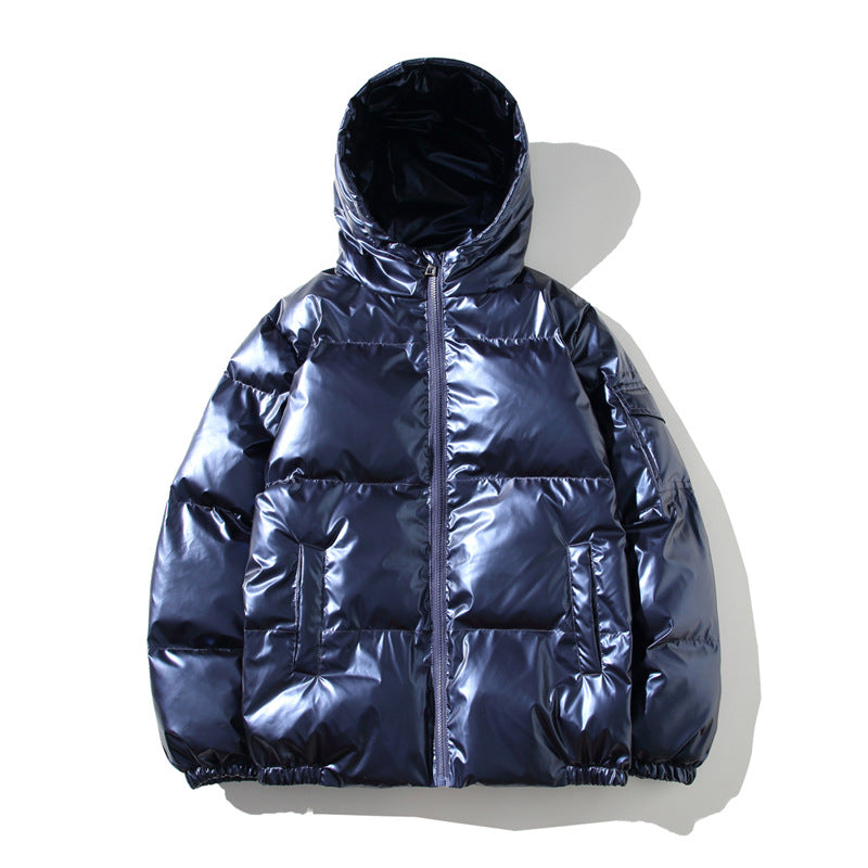 Unisex nan gepolsterte Steppjacke mit Thermoisolierung, Stehkragen und Ärmeltasche Echo Archiv