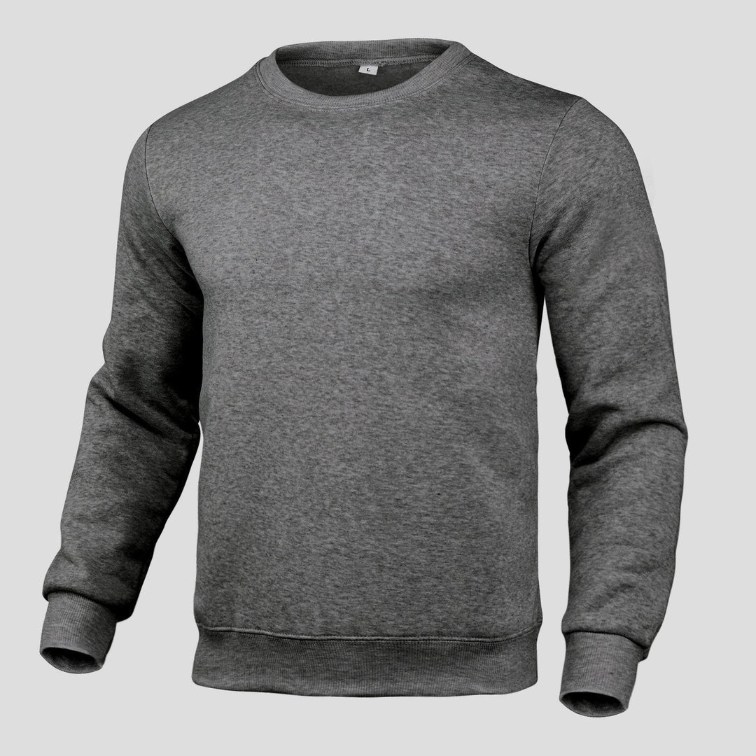 Herren Komfortabler Rundhals-Pullover aus hochwertigem Baumwollmix – Norvane