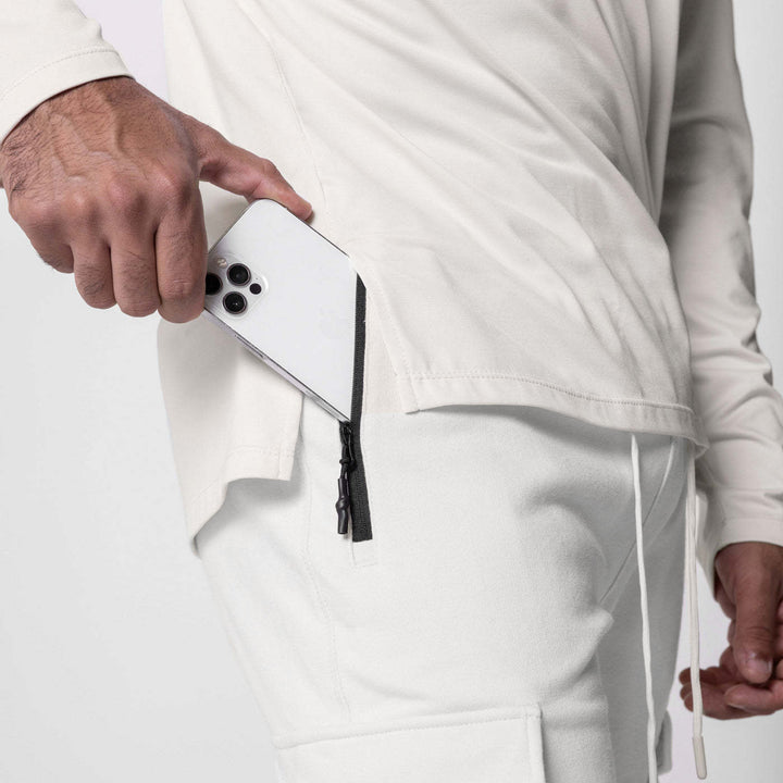 Herren bequeme Cargo-Jogginghose mit seitlichen Reißverschlusstaschen Echoarchiv