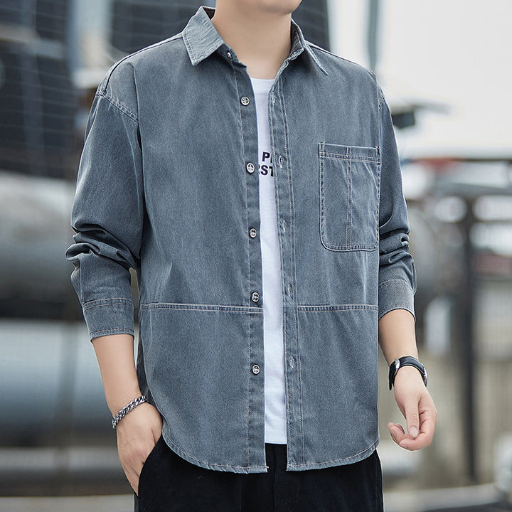 Herren Denim Overshirt Echoarchiv