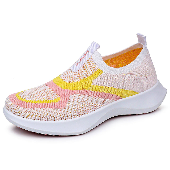 Damen nan nahtloser Strick-Sockensneaker mit elastischem Einstieg, atmungsaktiver Mesh-Struktur und leichter EVA-Dämpfung Echo Archiv