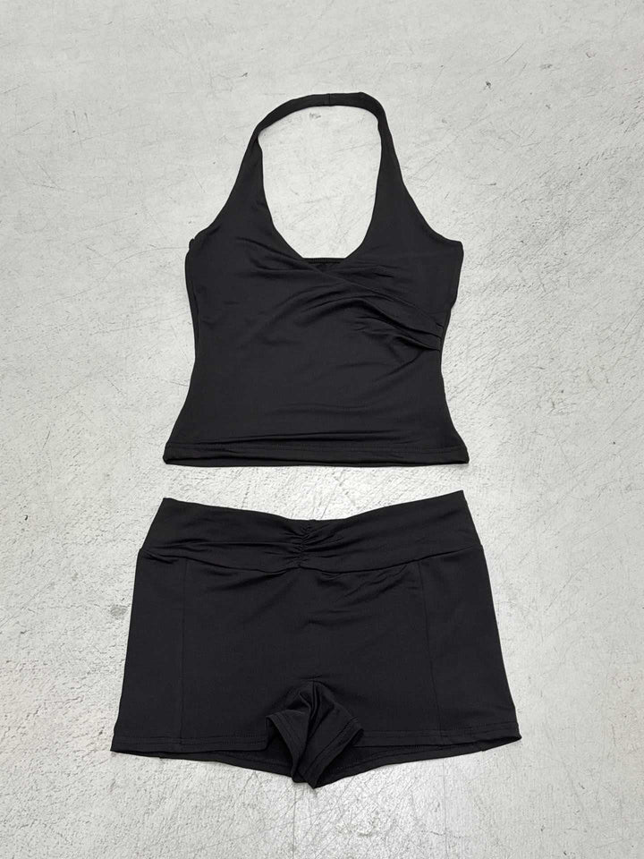 Damen sportliches Bikini-Set mit stylischem Schnitt und verstellbaren Trägern Echo Archiv