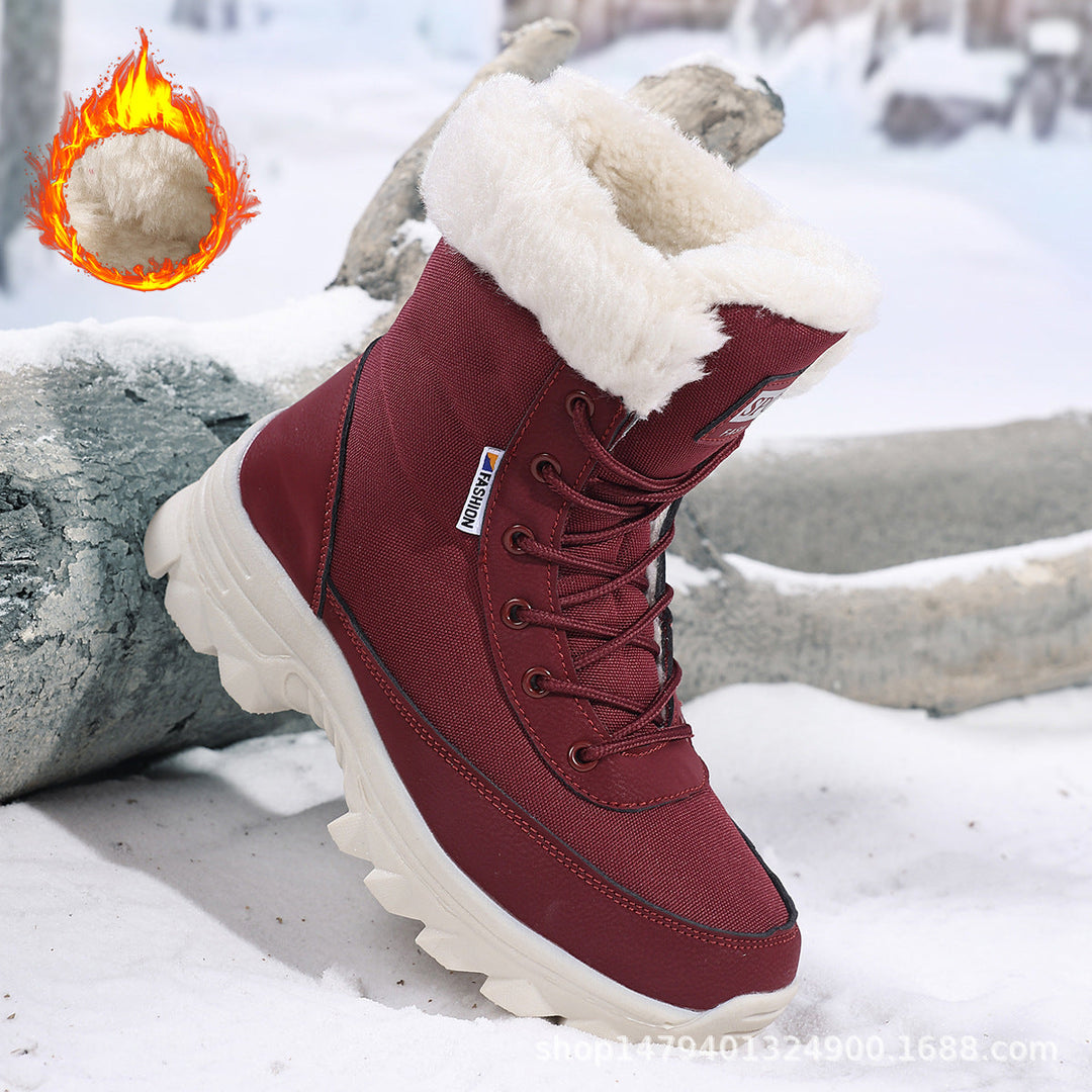 Damen Thermo-Winterstiefel mit isolierendem Futter und rutschfester Sohle Echoarchiv
