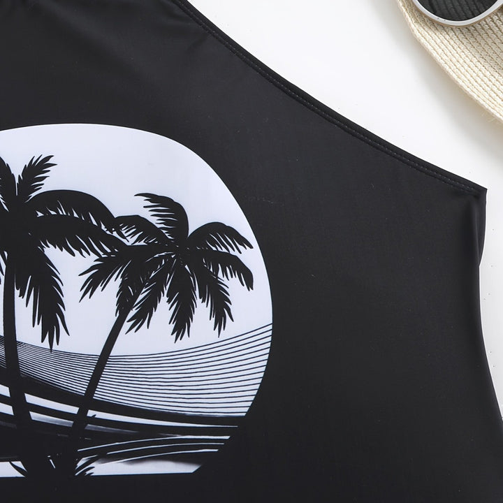 Damen Bikiniset mit Palmenmuster von Echo Archiv