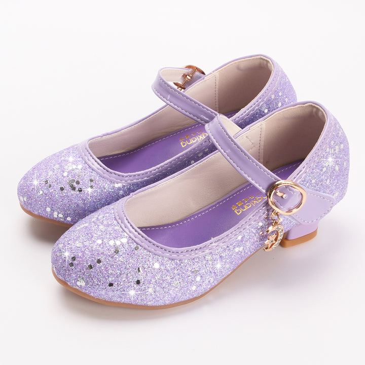 Mädchen Glitzernde Mary Jane Schuhe mit dekorativer Schnalle Echo Archiv