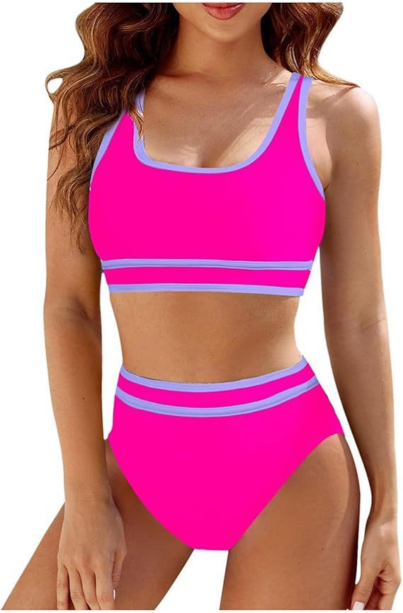 Damen Hochtailliertes Sport-Bikini-Set Echo Archiv