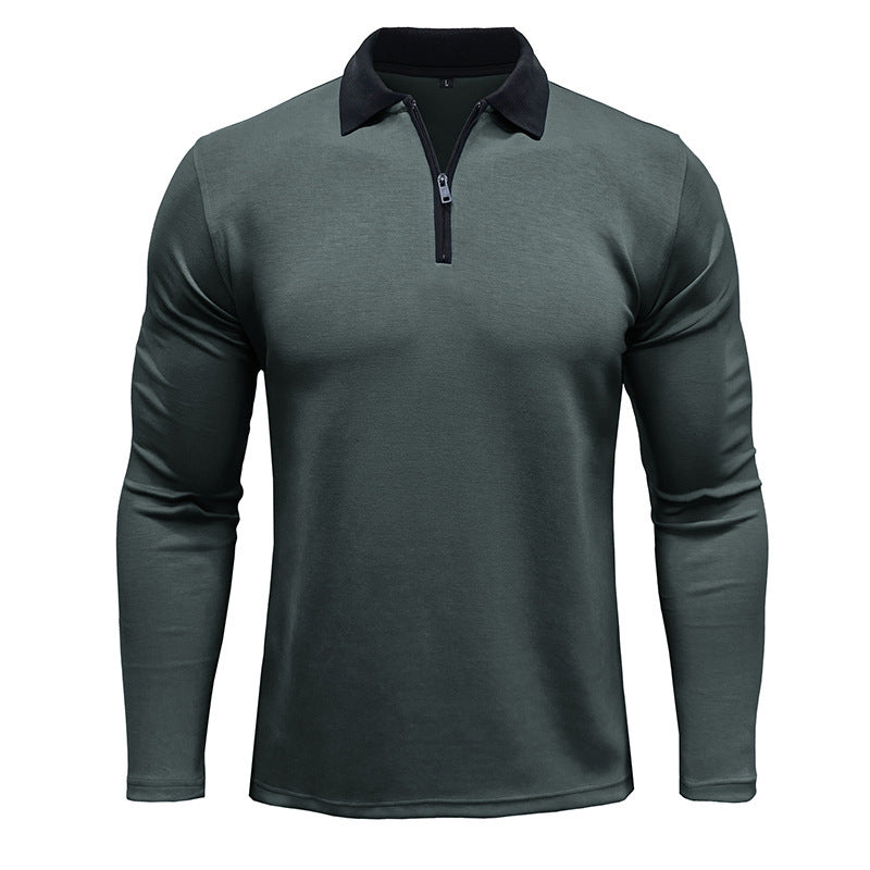 Herren Langarm Polo-Shirt Echoarchiv
