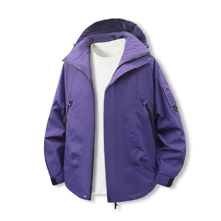 Herren Wind- und Wasserabweisende Softshell-Utilityjacke mit Kapuze Echo Archiv