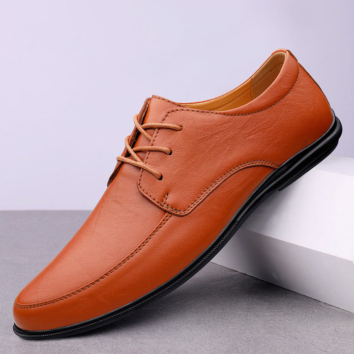 Herren Eleganter Derby-inspirierter Schnürschuh mit schlanker Leiste und flexibler Laufsohle Echoarhiv – Tavélo