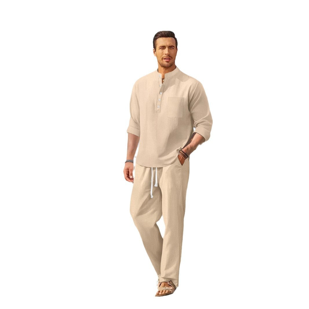 Herren lässiges Sommeroberteil und lockere Hose Echoarchiv