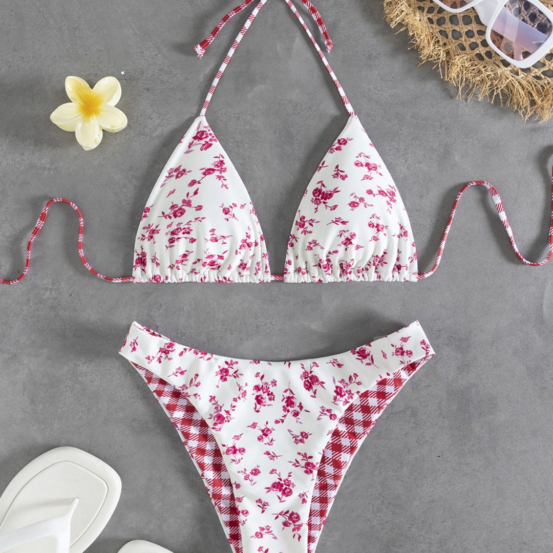 Damen Blumenmuster Bikini Echo Archiv