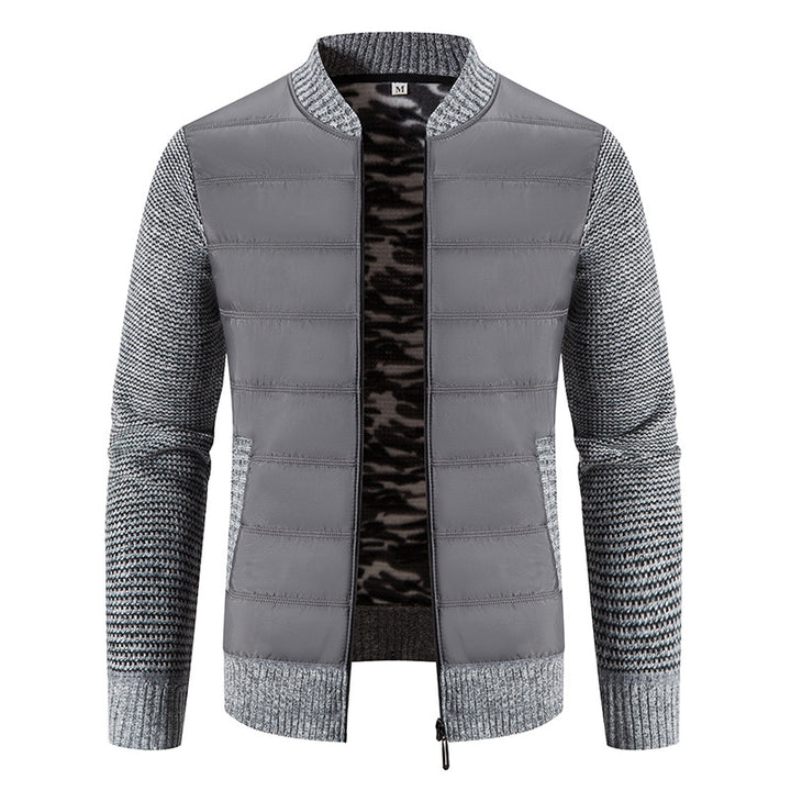 Herren lässige Übergangsjacke mit modernem Design und funktionalen Details Echoarchiv