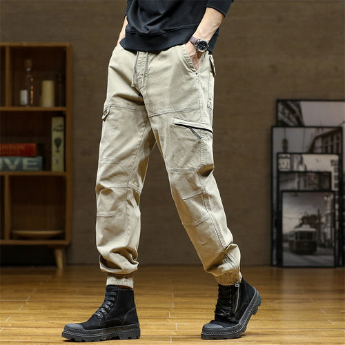 Herren Cargo-Joggerhose im Utility‑Stil mit ergonomischen Kniepaneelen und Reißverschluss‑Knöchel Echo Archiv