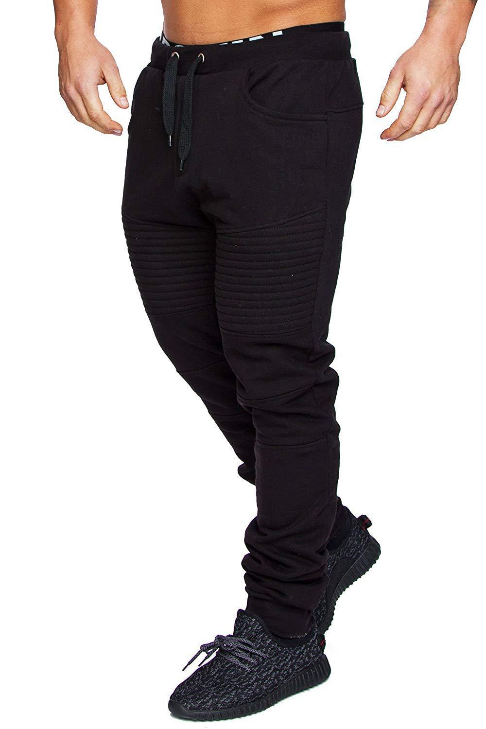 Herren Slim-Fit Jogginghose mit strukturierten Einsätzen Echoarchiv