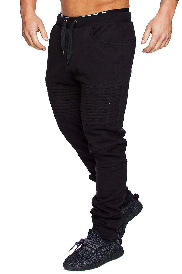 Herren Slim-Fit Jogginghose mit strukturierten Einsätzen Echoarchiv