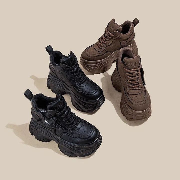 Damen Chunky Sneaker mit modischem Sternen-Design und extragroßer Sohle Echo Archiv