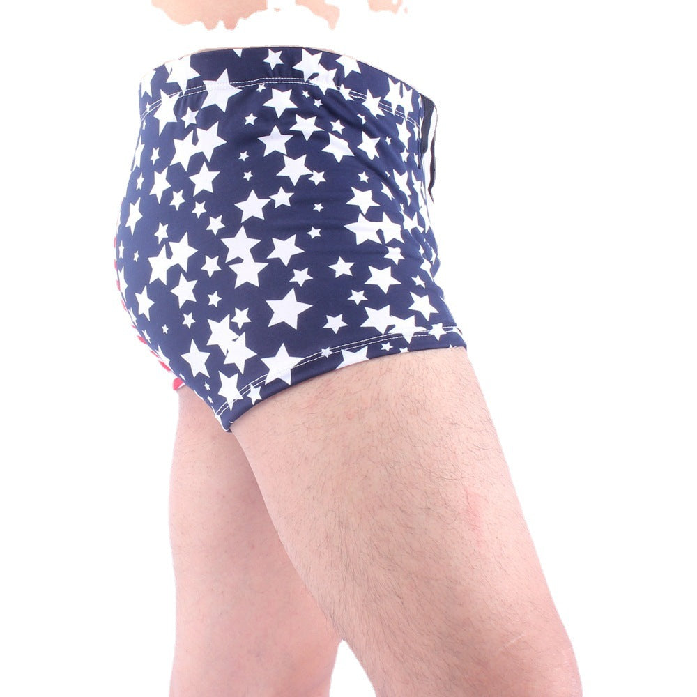 Herren Badeshorts mit asymmetrischem Design Echo Archiv