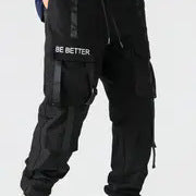 Herren Technische Utility-Cargohose mit Multifachtaschen, verstellbaren Gurtbändern & elastischen Saumbündchen Echo Archiv