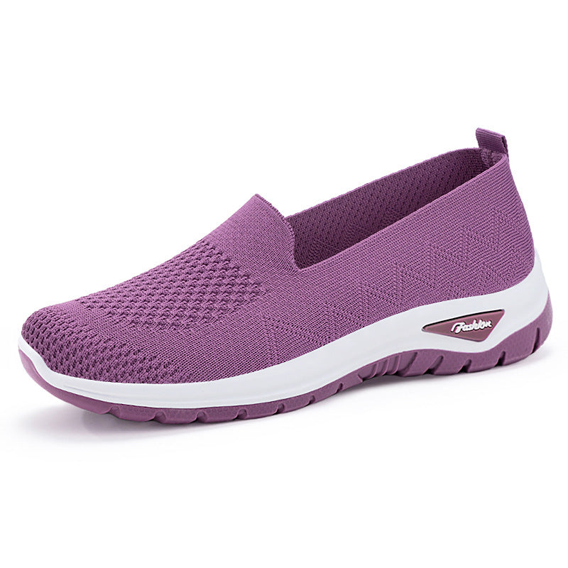 Damen nan nahtloser Strick-Slip-On mit gepolstertem Memory-Fußbett und flexibler Profillaufsohle Echo Archiv