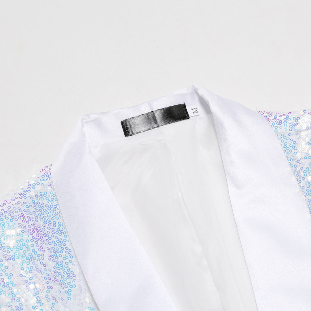 Herren eleganter Pailletten-Blazer im modernem Design Echoarchiv