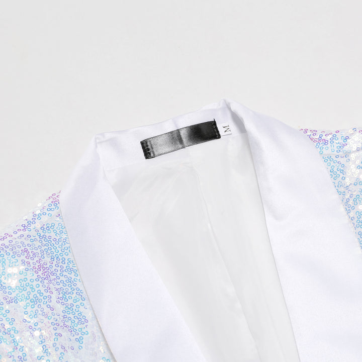 Herren eleganter Pailletten-Blazer im modernem Design Echoarchiv
