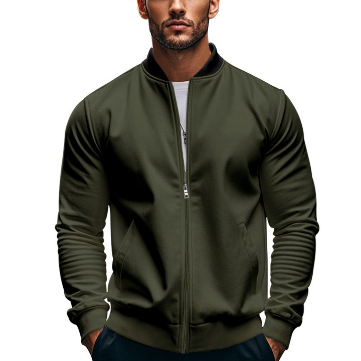 Herren sportliche Bomberjacke mit praktischen Taschen Echoarchiv