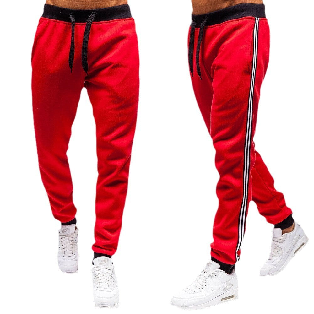 Herren Sportliche Sweatpants mit seitlichen Streifen Echoarchiv