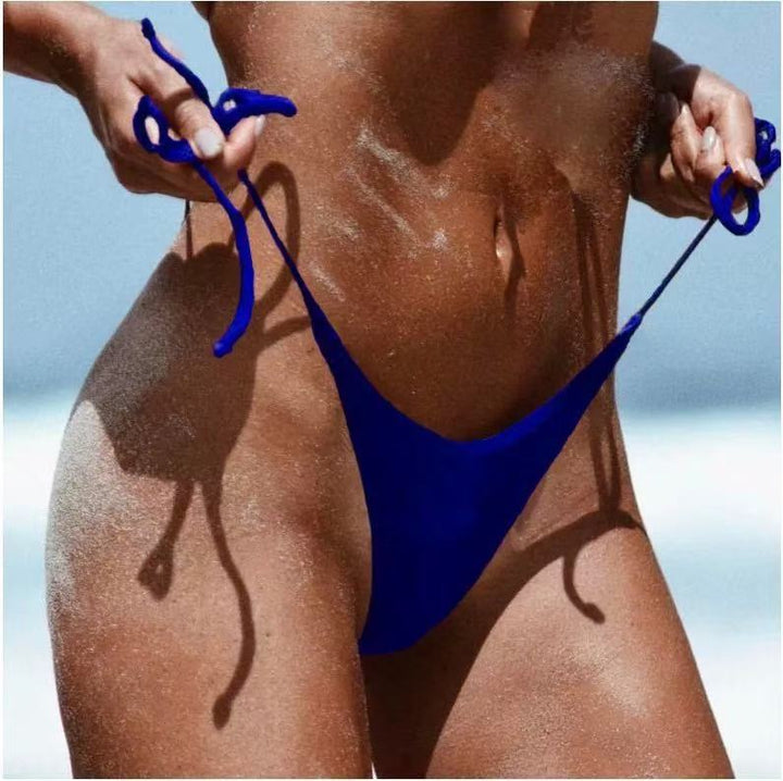 Damen Bikini-Höschen mit ultra-hohem Schnitt und verstellbaren Trägern Echo Archiv