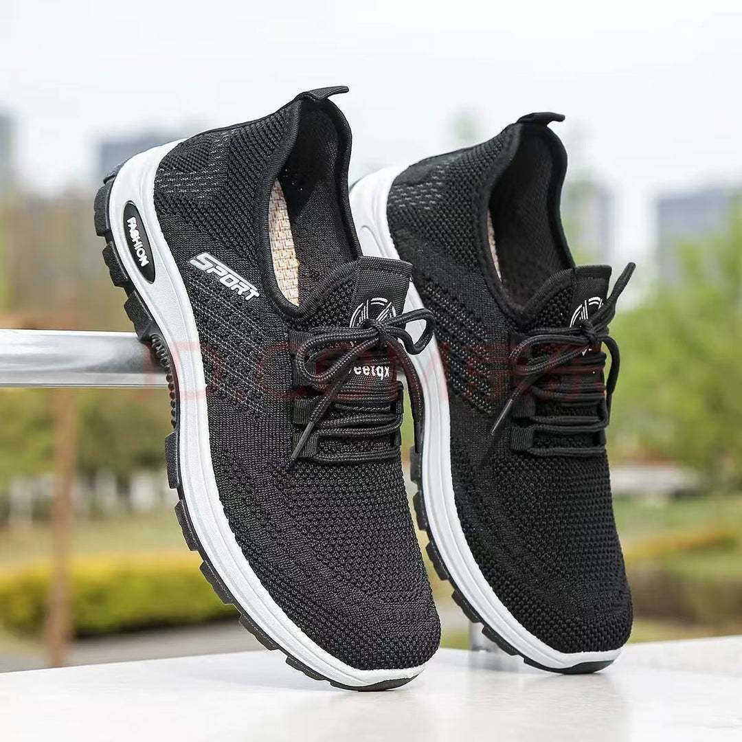 Damen Sportliche Sneakers mit elastischem Obermaterial und rutschfester Sohle Echo Archiv