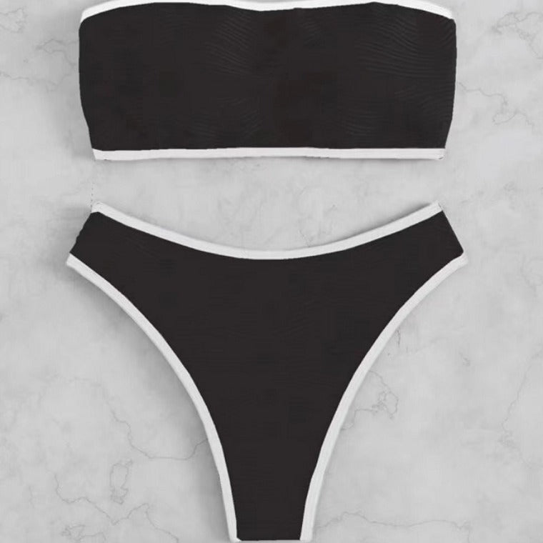 Damen Bandeau Bikini mit bequemer Passform Echo Archiv