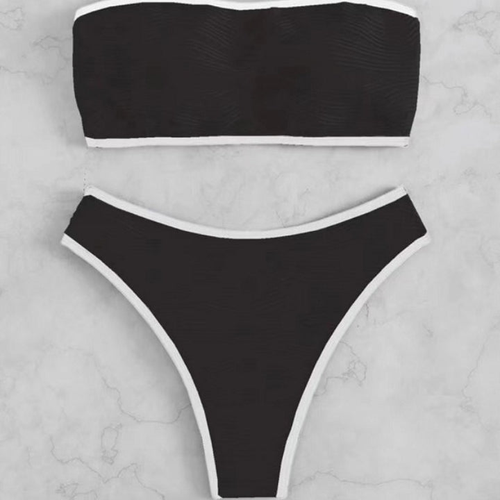 Damen Bandeau Bikini mit bequemer Passform Echo Archiv