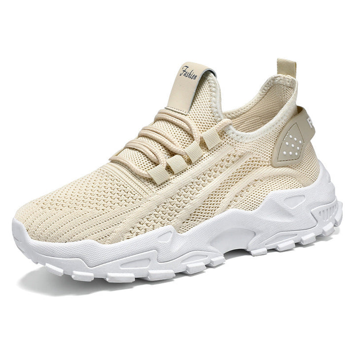 Damen Sportliche Sneaker mit atmungsaktiver Netzstruktur und dämpfender Sohle Echo Archiv