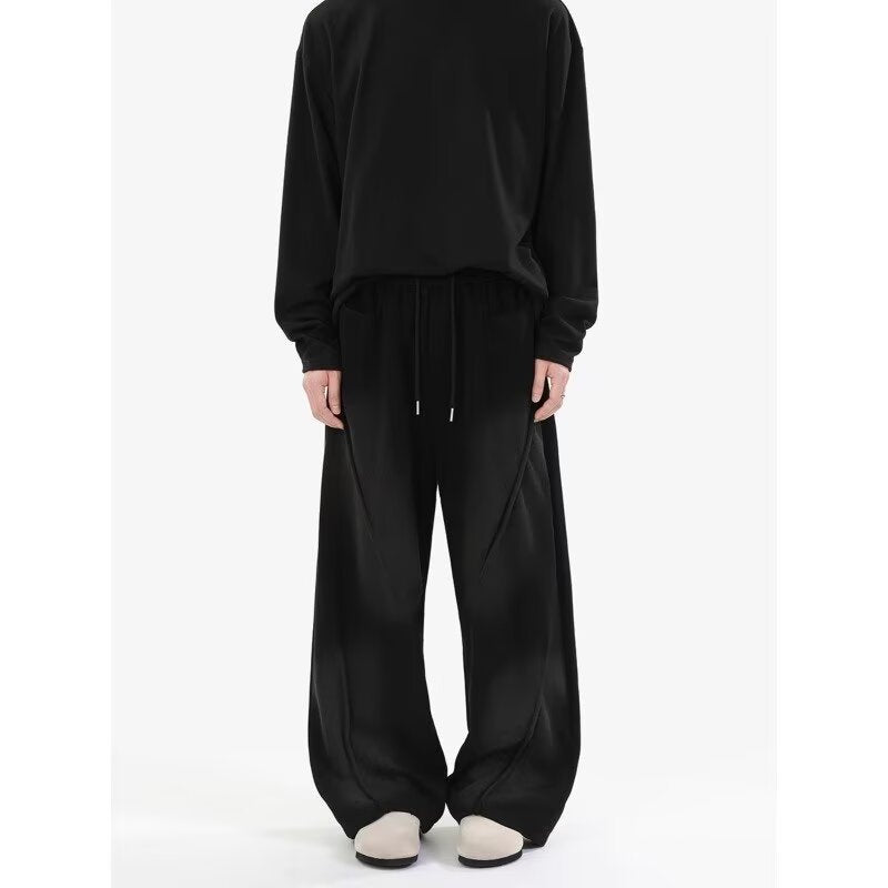 Herren Extreme Oversize Jogginghose mit extra weitem Bein, Kordelzug und Eingrifftaschen – Sorevano
