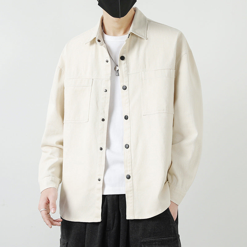 Herren Lässige Overshirt-Jacke Echo Archiv