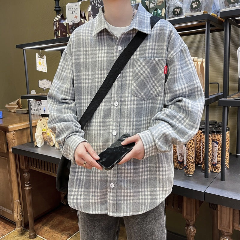 Unisex Karierte Flanellhemd Echo Archiv