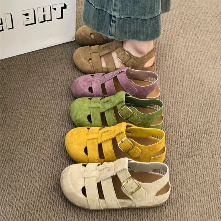Damen Bequeme Sandalen mit verstellbaren Riemen und weichem Innenfutter Echoarchiv