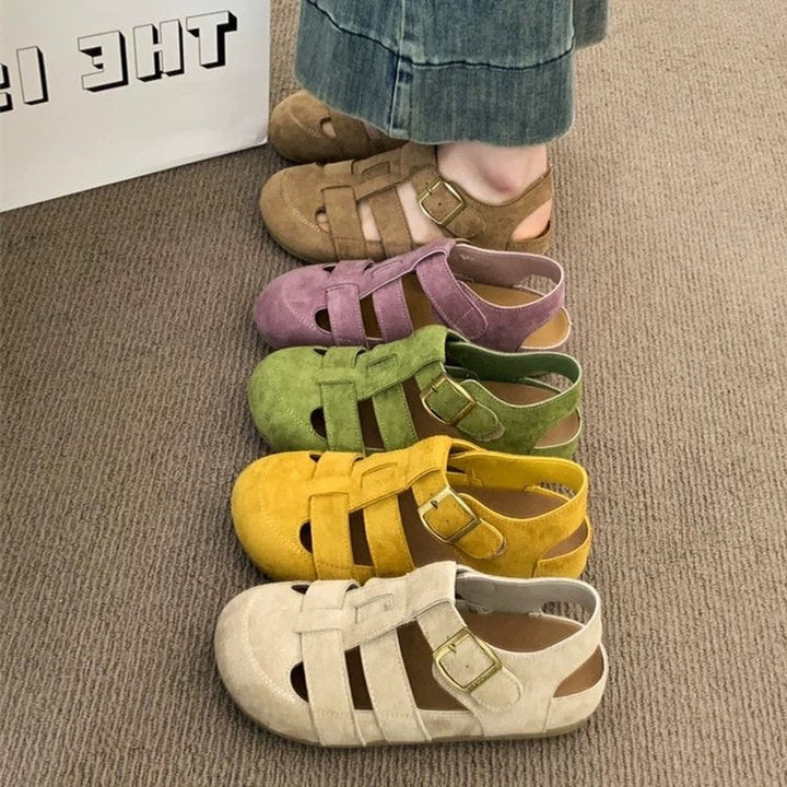 Damen Bequeme Sandalen mit verstellbaren Riemen und weichem Innenfutter Echoarchiv