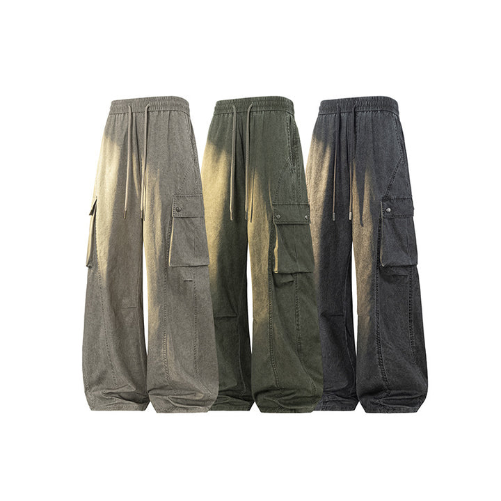 Damen Weite Baggy-Cargohose Echo Archiv