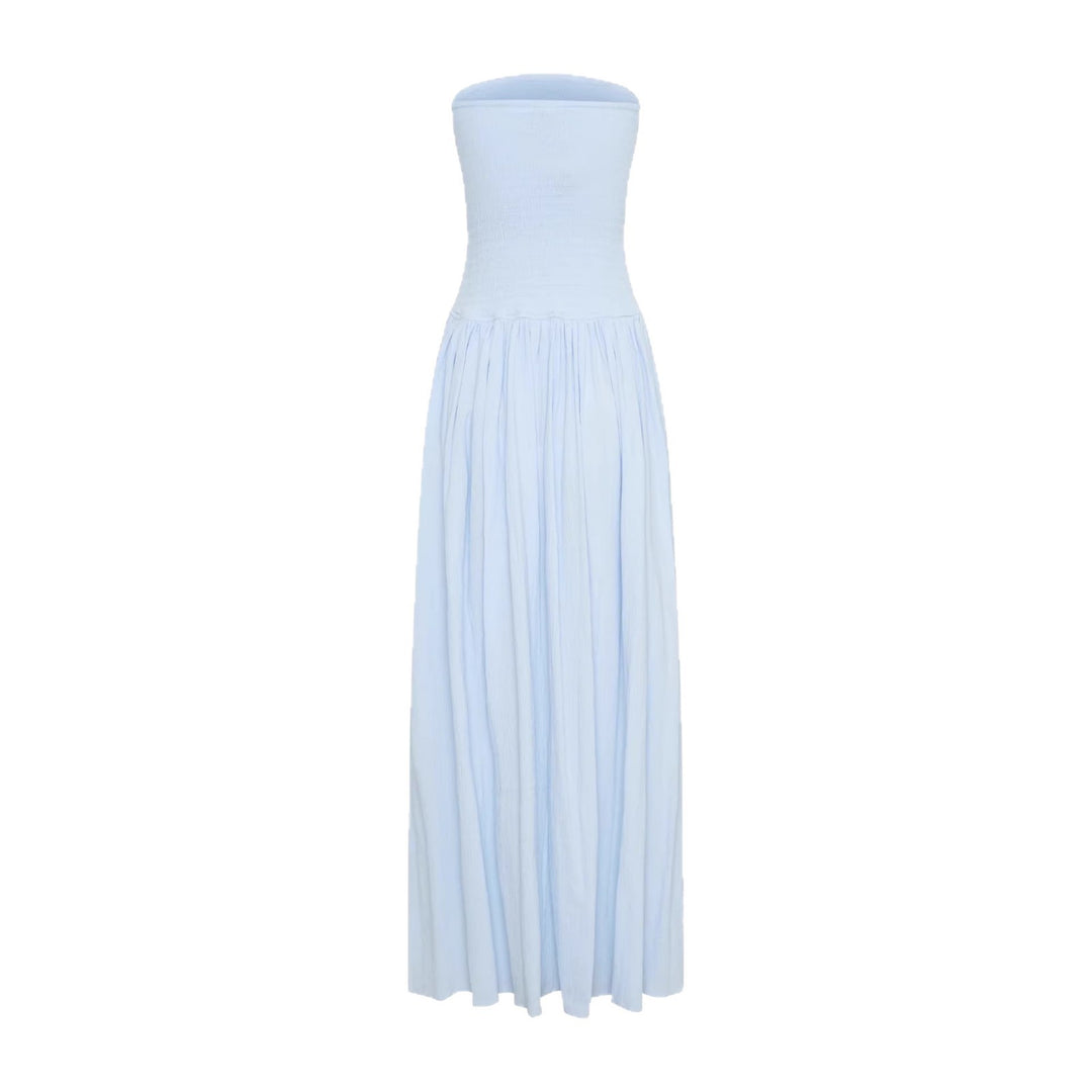 Damen Maxi-Kleid mit elastischem Oberteil und fließendem Rock Echo Archiv