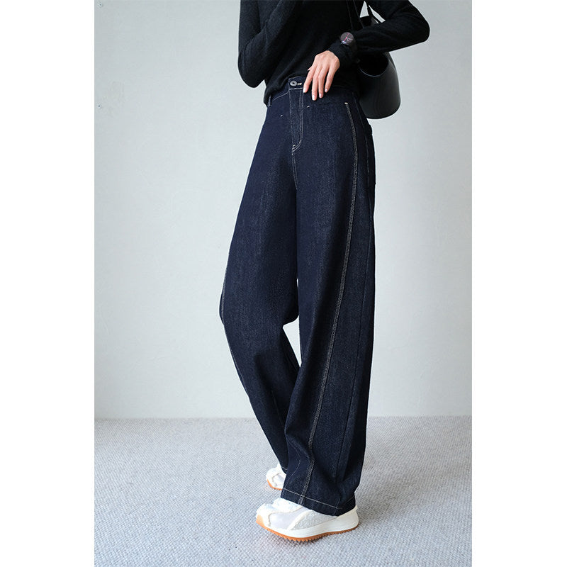 Damen Weite Jeans mit hohem Bund Echoarchiv