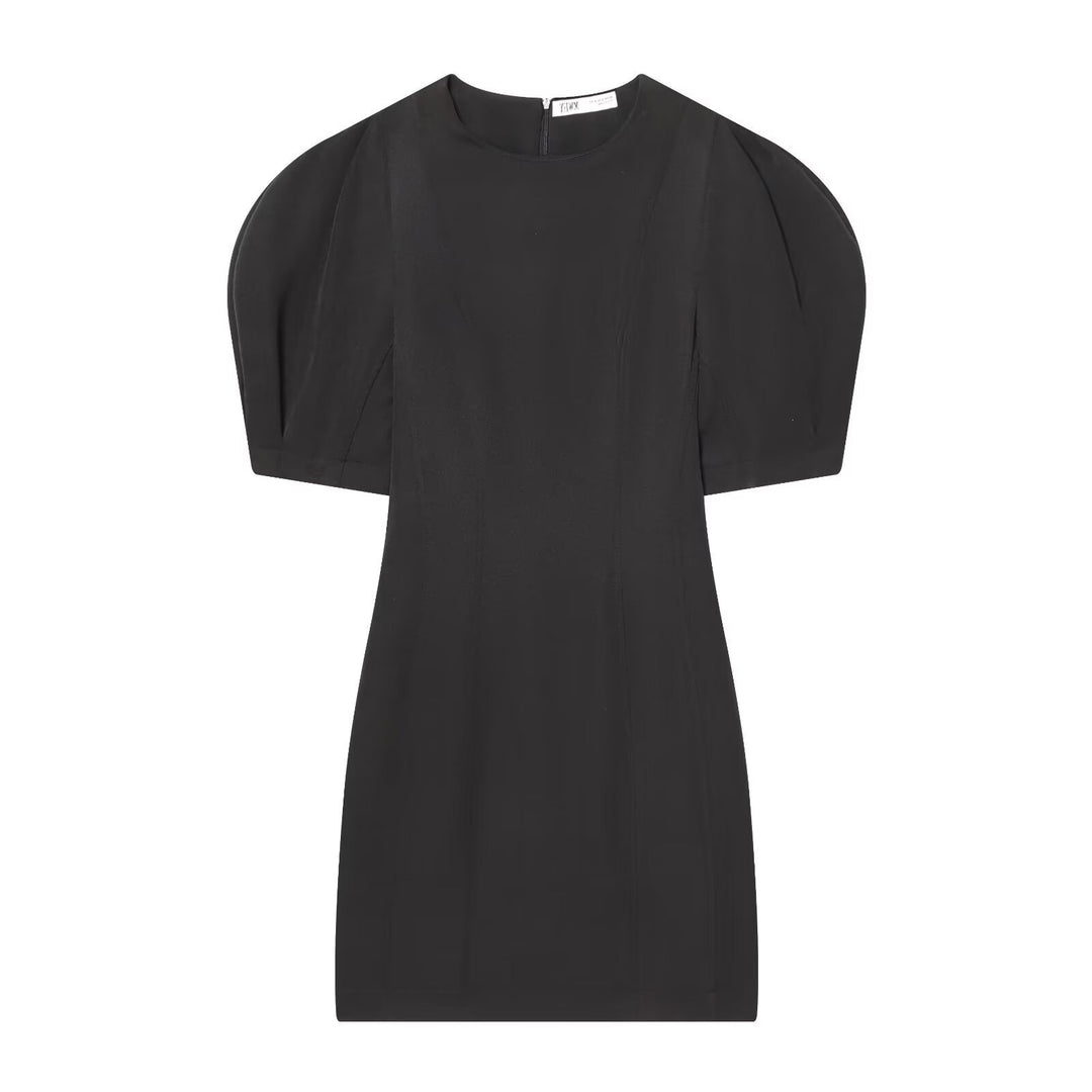 Damen elegantes Kleid mit Schulterpolstern und zeitlosem Design Echo Archiv