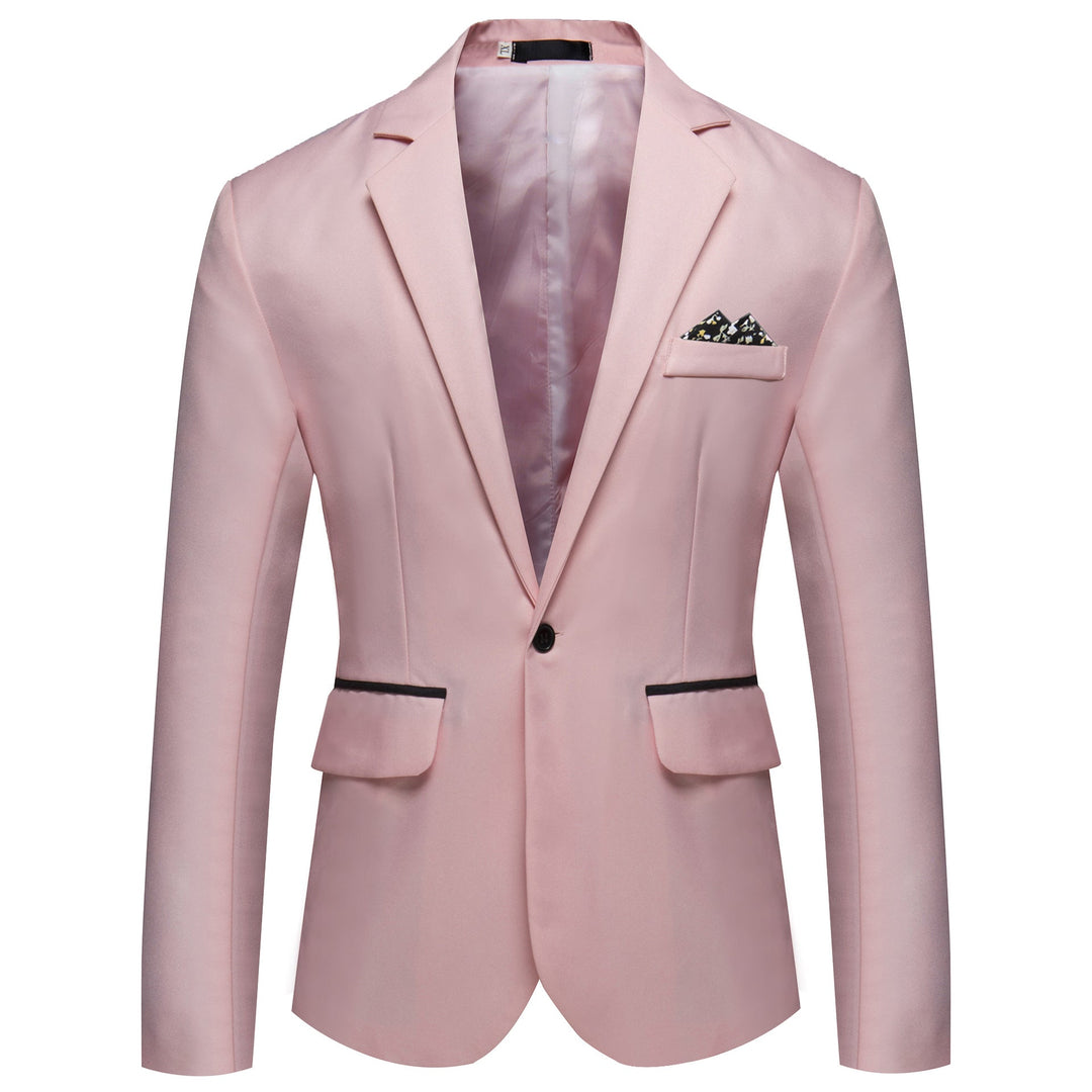 Herren modischer und eleganter Anzugjacke mit satiniertem Finish Echoarchiv