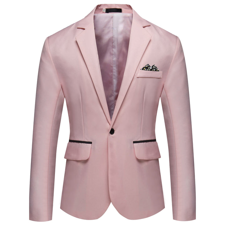 Herren modischer und eleganter Anzugjacke mit satiniertem Finish Echoarchiv