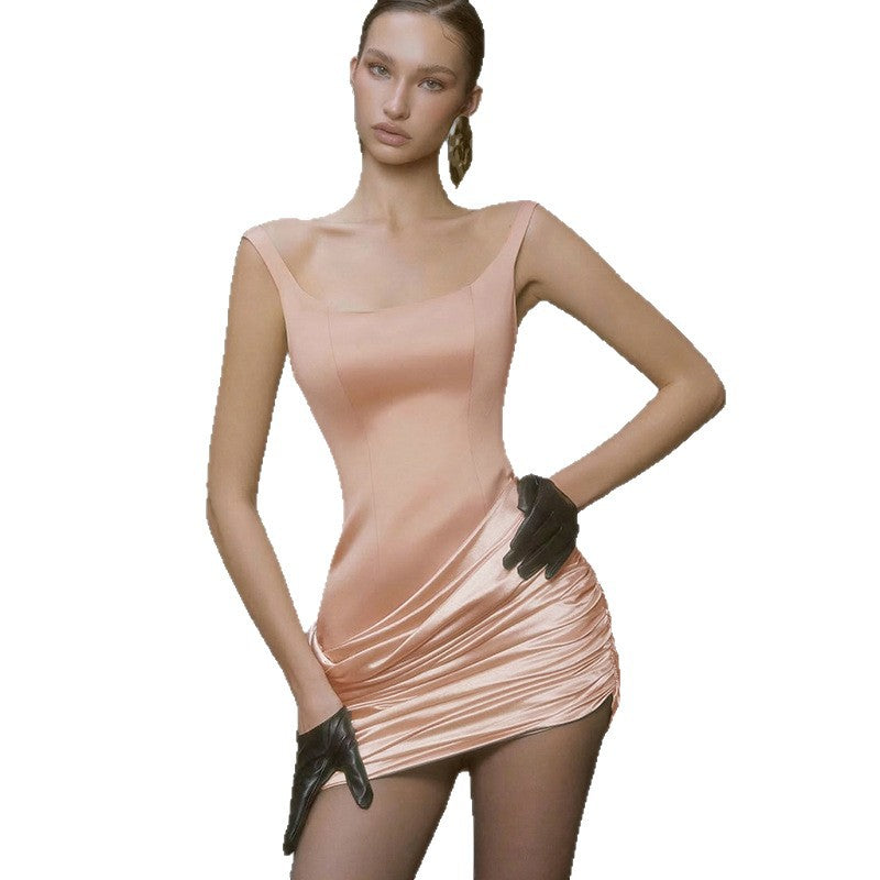 Damen figurbetontes Minikleid mit elegantem Drapierungsdesign Echo Archiv