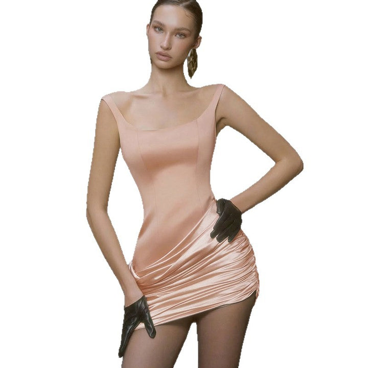 Damen figurbetontes Minikleid mit elegantem Drapierungsdesign Echo Archiv
