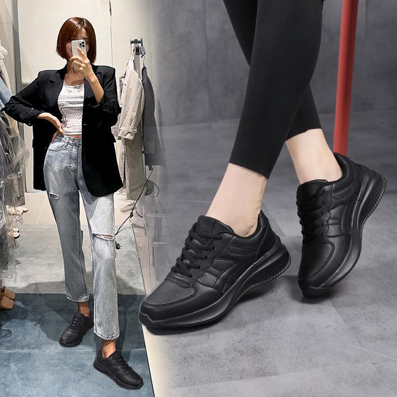 Damen nan modische Plateau-City-Sneaker mit extraweich gepolstertem Fußbett, stoßdämpfender Zwischensohle und sportiver Seitenapplikation Echo Archiv